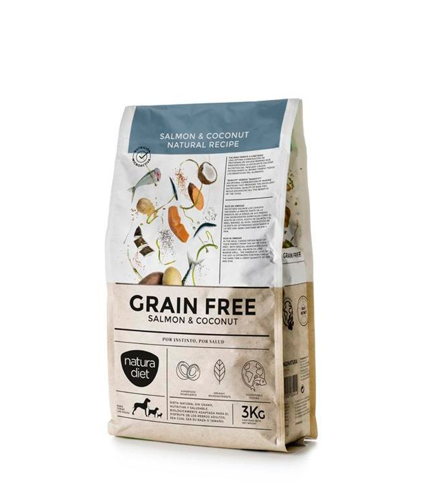 Natura Diet Grain Free Salmón & Coconut (salmón y coco)
