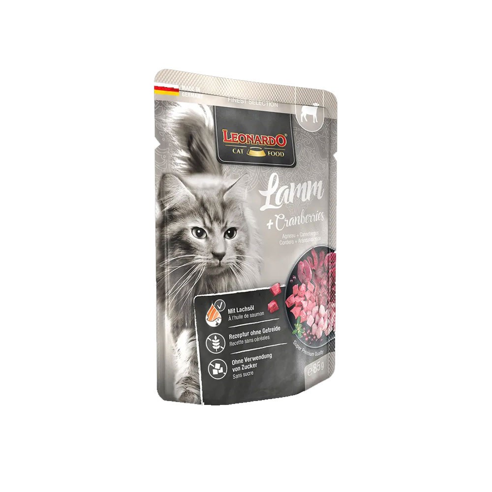 Leonardo Pouches Cordero+Arándanos Rojos